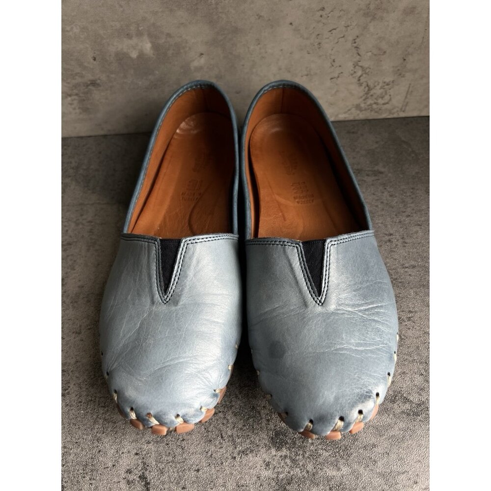 Spring Step Women's Kathaleta Slip-On Leather Shoes in Blue Sz 8.5